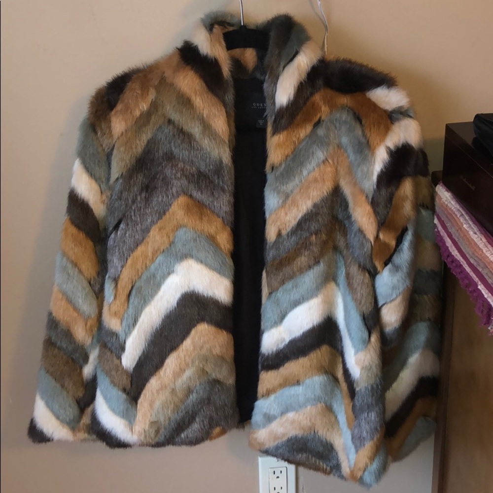 Guess fur jacket